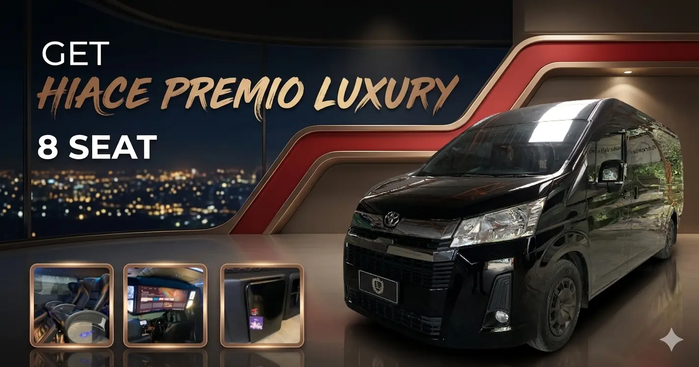 Sewa Hiace Luxury Jogja – Premio Captain Seat